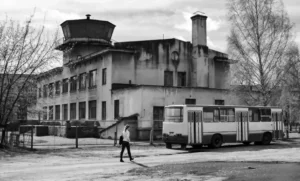 Здание Могилевского аэропорта Могилев 1970