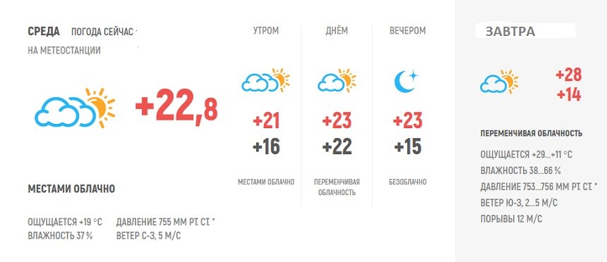 Погода Могилев сегодня и завтра